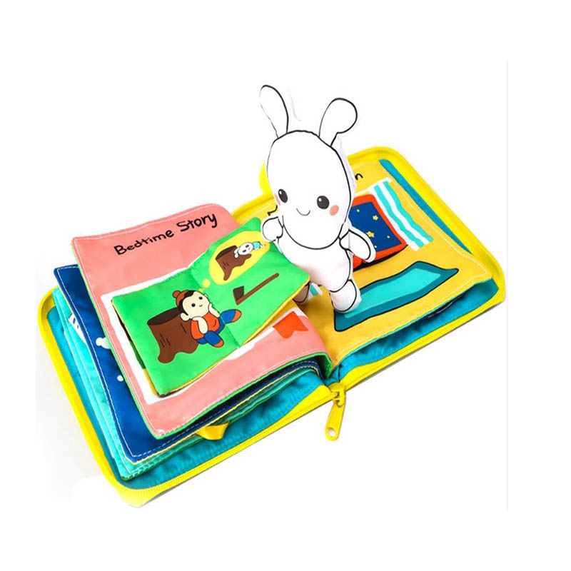 Cloth book with Zipper