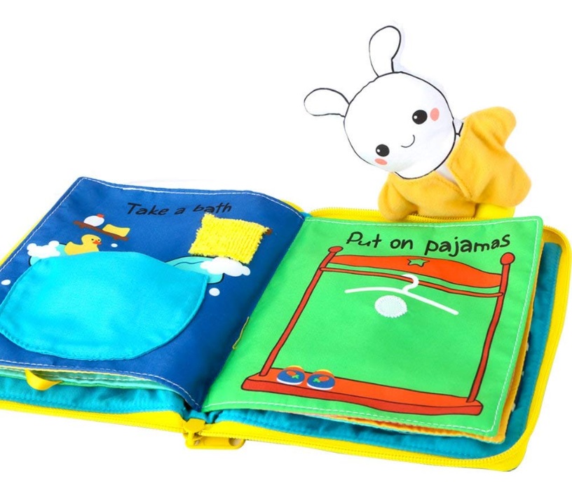 Cloth book with Zipper1